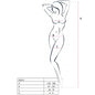 PASSION - WOMAN BS013 BODYSTOCKING NEGRE TALLA ÚNICA