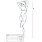 PASSION - WOMAN BS017 BODYSTOCKING NEGRO TALLA ÚNICA