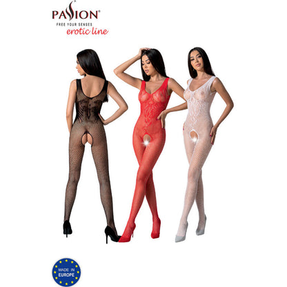 PASSION - BS098 BODYSTOCKING NEGRE TALLA ÚNICA