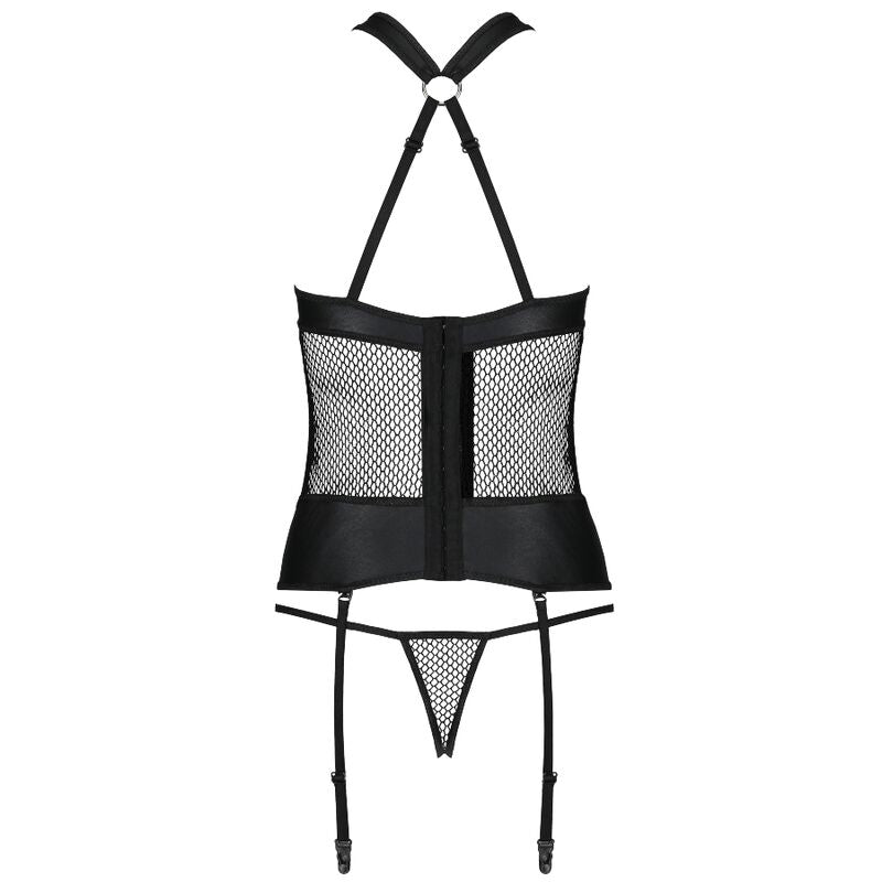 PASSION - AMANDA CORSET CUIR ECOLÒGIC S/M