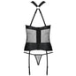 PASSION - AMANDA CORSET CUIR ECOLÒGIC S/M