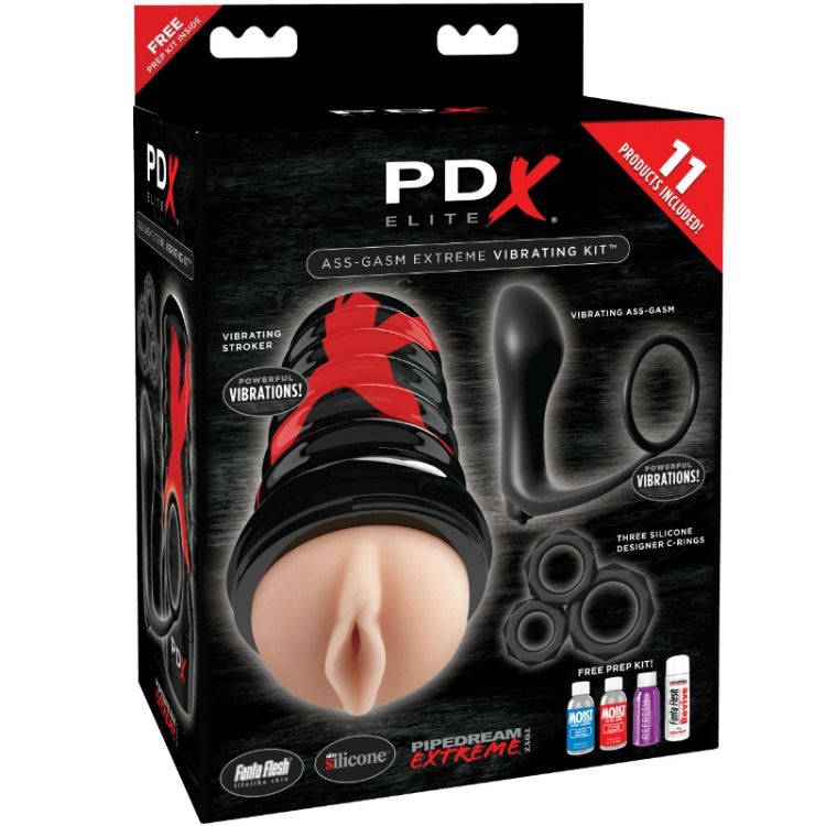 PDX ELITE - KIT ASS-GASM EXPLOSIÓ DISSENY VAGINA