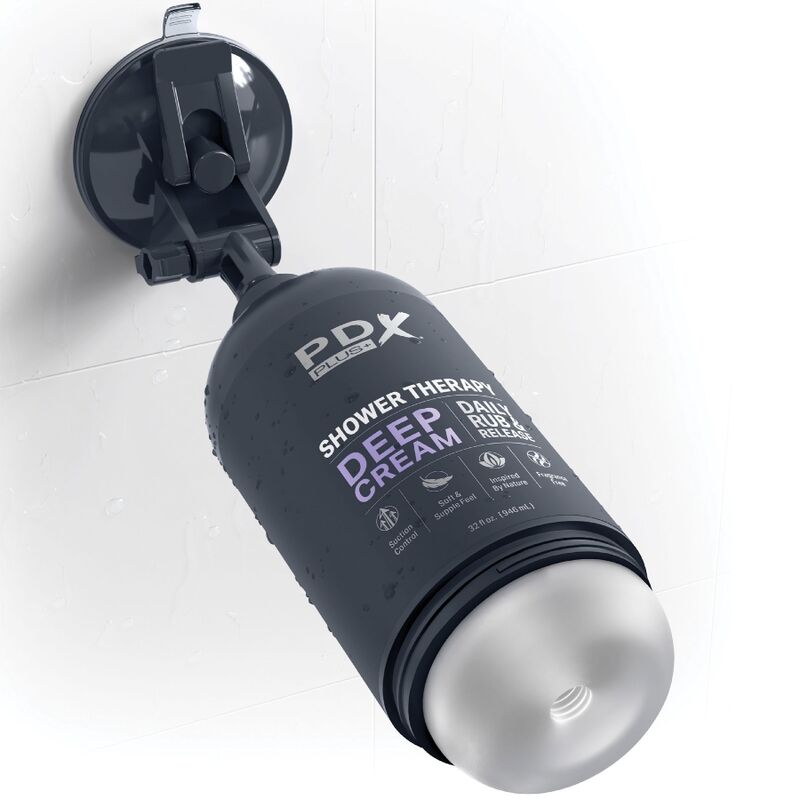 PDX PLUS - MASTURBADOR STROKER DISSENY DISCRET DE POT CHAMPU DEEP CREAM