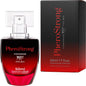 Perfume con feromonas PHEROSTRONG Beast para hombre, frasco de 50 ml, con diseño elegante y frasco transparente.