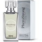 Perfume para hombre Pherostrong con feromonas, frasco de 50 ml, botella elegante y moderna en la imagen.