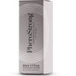 Perfume PHEROSTRONG con feromonas para mujer, frasco de 50 ml, botella elegante y moderna.