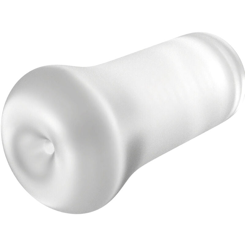 Masturbador masculino de silicona transparente FETISH FANTASY EXTREME de PIPEDREAMS con diseño de slide & glide para mayor placer.