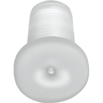 Masturbador masculino de silicona transparente Fetish Fantasy Extreme de Pipedreams, con diseño de deslizamiento y textura realista.