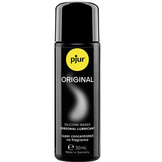 Lubricante de silicona Pjur Original en envase de 30 ml, suave y resistente para uso íntimo y placentero.
