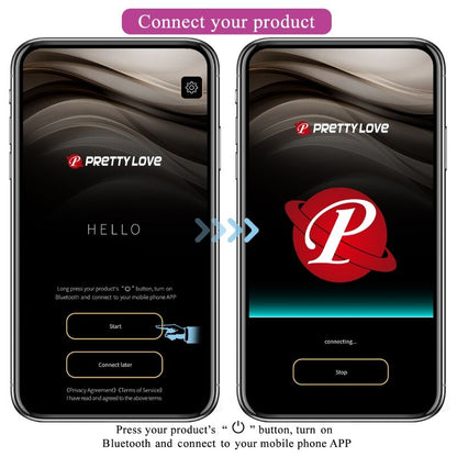 Plug anal controlado por app Pretty Love Jefferson en color lila, con diseño ergonómico y control remoto para placer personalizado.