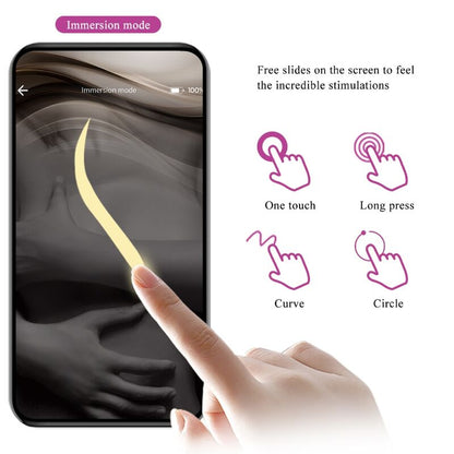 Plug anal controlado por app Pretty Love Jefferson en color lila, con diseño ergonómico y control inteligente para placer personalizado.
