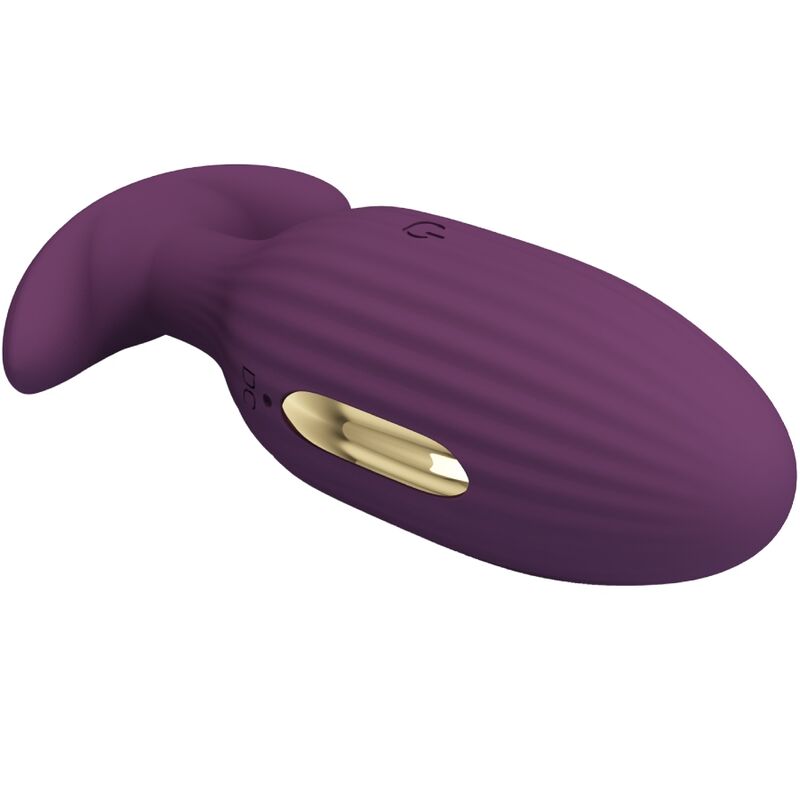 Plug anal controlado por app Pretty Love Jefferson de la marca Pretty Love Bottom, en color lila, con diseño ergonómico.