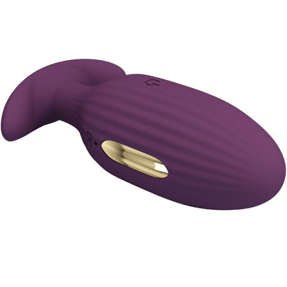 Plug anal controlado por app Pretty Love Jefferson de la marca Pretty Love Bottom, en color lila, con diseño ergonómico.
