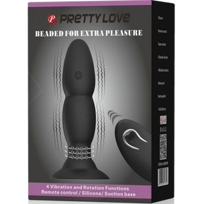PRETTY LOVE - PLUG VIBRADOR I ROTACIÓ PER CONTROL REMOT
