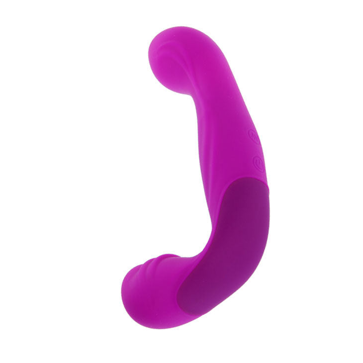 Purple Pretty Love Beaurnés C-Type vibrator with textured surface, designed for intimate pleasure and ergonomic grip.