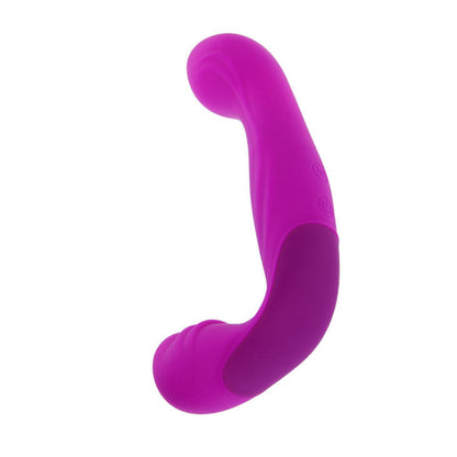 Purple Pretty Love Beaurnés C-Type vibrator with textured surface, designed for intimate pleasure and ergonomic grip.
