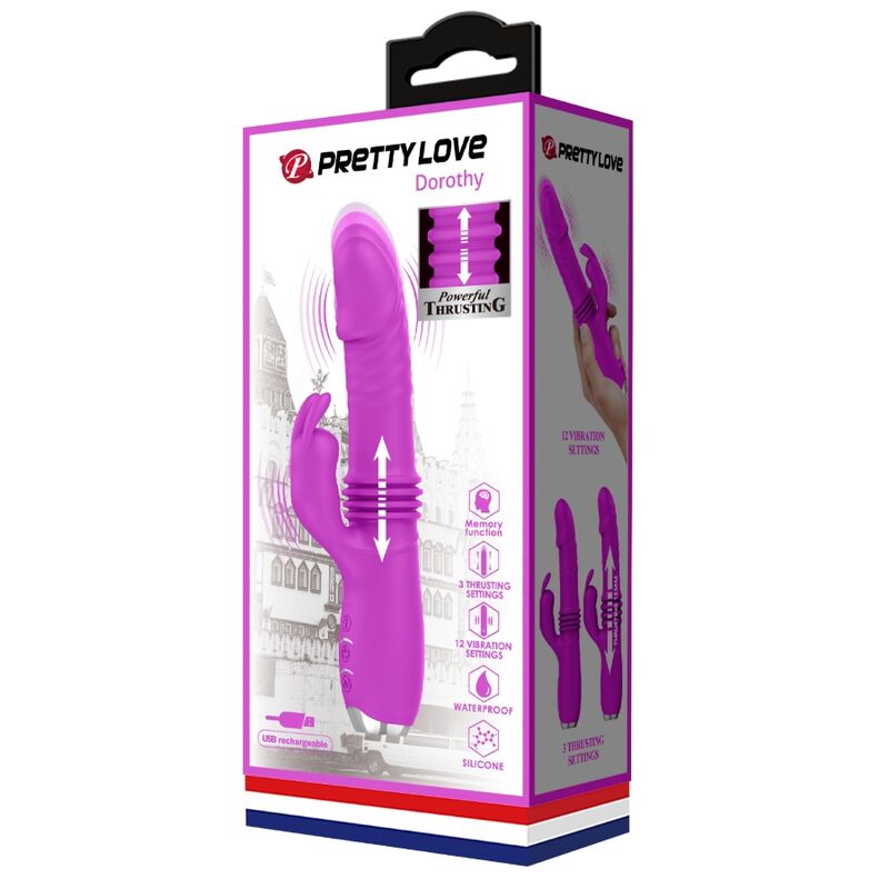 PRETTY LOVE - DOROTHY VIBRADOR CONILL RECARREGABLE MORAT