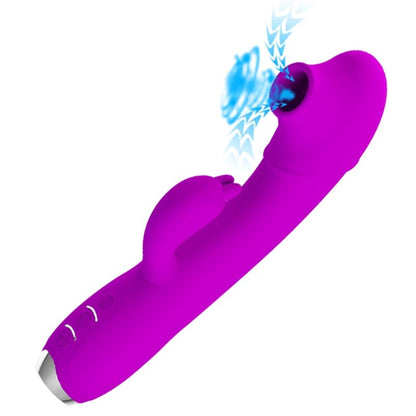 PRETTY LOVE - REGINA VIBRADOR-SUCCIONADOR RECARREGABLE MORAT