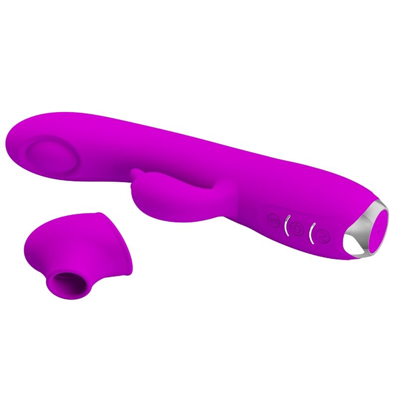 PRETTY LOVE - REGINA VIBRADOR-SUCCIONADOR RECARREGABLE MORAT