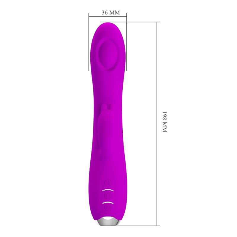 PRETTY LOVE - REGINA VIBRADOR-SUCCIONADOR RECARREGABLE MORAT