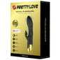 PRETTY LOVE - VIBRADOR DE LUXE BANYAT EN OR RECARREGABLE NEGRE