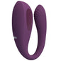 Masajeador de clítoris PRETTY LOVE AARI de color morado con control remoto y app gratuita, diseñado para placer y estimulación.
