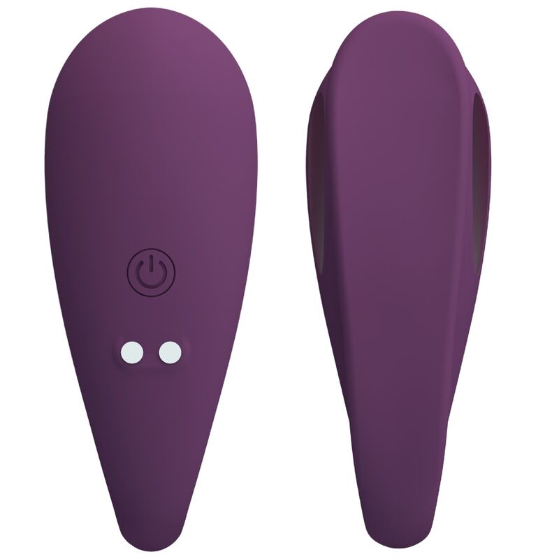 Masajeador de clítoris PRETTY LOVE AARI en color morado con control y aplicación móvil gratuita, diseñado para estimulación íntima.