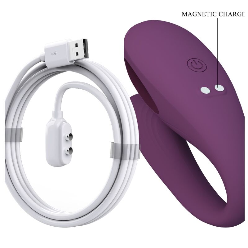 Masajeador de clítoris Pretty Love Aari de color morado con control y aplicación gratuita, diseñado para estimulación íntima.