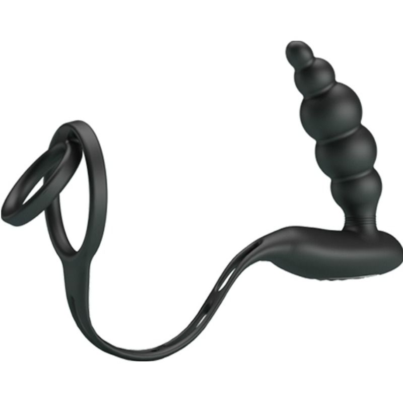 PRETTY LOVE - ANELLS PENIS AMB PLUG VIBRADOR