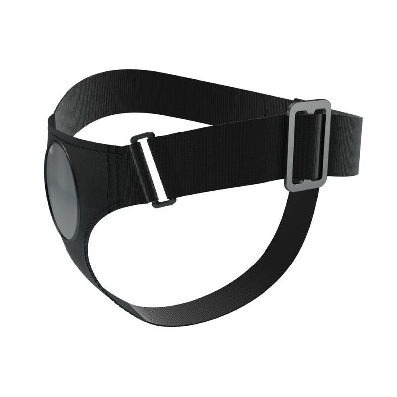Arnés universal negro de la marca PRETTY LOVE, con correas ajustables y diseño resistente para uso íntimo.
