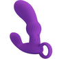 Masajeador vibrador anal Pretty Love Cayla en color lila, con diseño ergonómico y textura suave para placer y relajación.