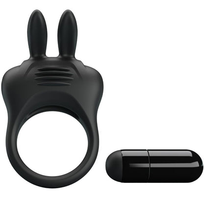 Pretty Love Davion rabbit vibrator ring in purple with dual vibration features and ergonomic design for enhanced pleasure.