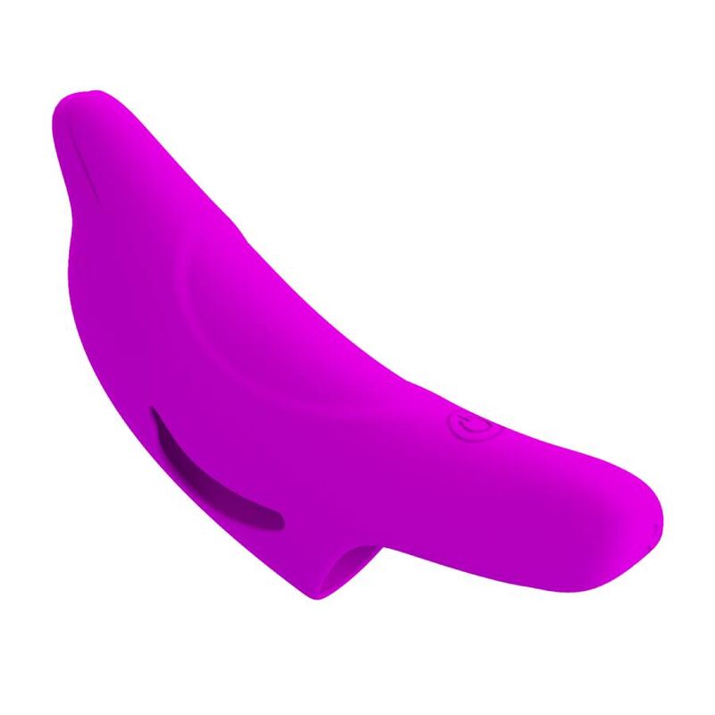 Estimulación de dedo morado PRETTY LOVE DELPHINI, potente estimulador con diseño ergonómico y material suave.