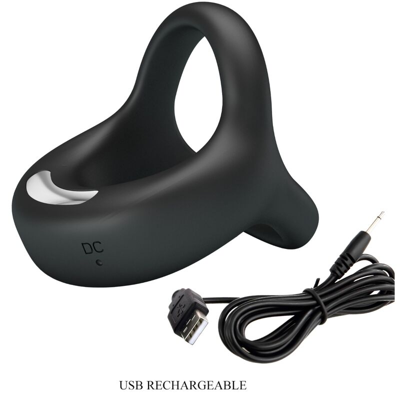 PRETTY LOVE - ELLIOTT BLACK VIBRATING RING