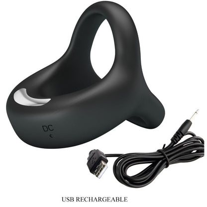 PRETTY LOVE - ELLIOTT BLACK VIBRATING RING