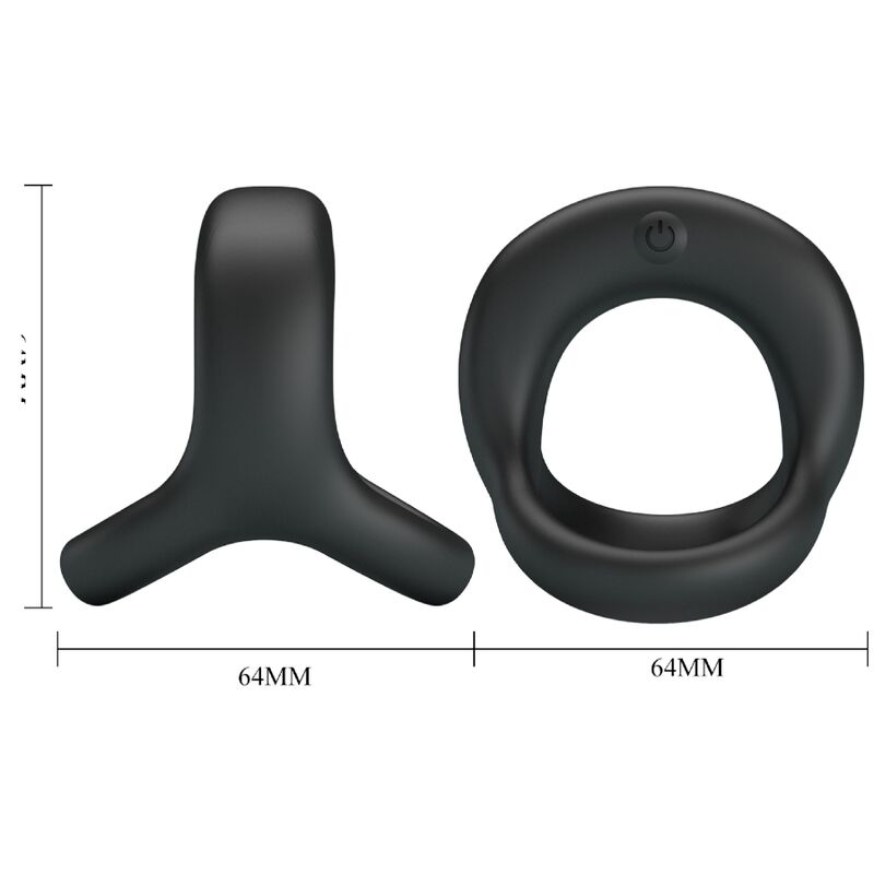 PRETTY LOVE - ELLIOTT BLACK VIBRATING RING