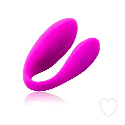 Purple PRETTY LOVE Fascination massager with ergonomic design and textured surface for enhanced stimulation.