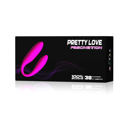 Pretty Love Fascination purple massager with a sleek design and textured surface, ideal for relaxation and pleasure.