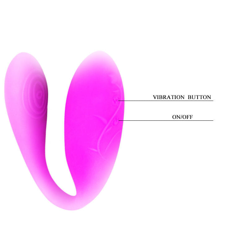 Purple PRETTY LOVE Fascination massager with sleek design and textured surface for enhanced stimulation.