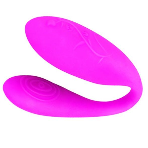 Purple PRETTY LOVE Fascination massager with textured surface and ergonomic design for enhanced comfort and pleasure.