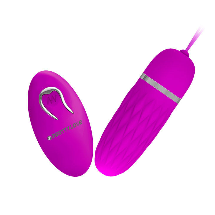 Huevo vibrador Dawn de la marca Pretty Love, diseño compacto y discreto, en color rosa suave, ideal para placer íntimo.