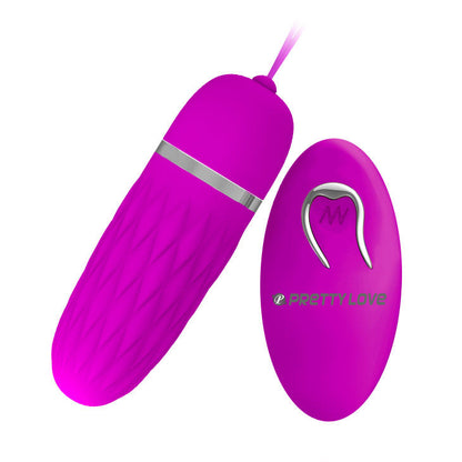 Huevo vibrador Dawn de la marca Pretty Love, con diseño compacto y superficie suave, ideal para placer personal.