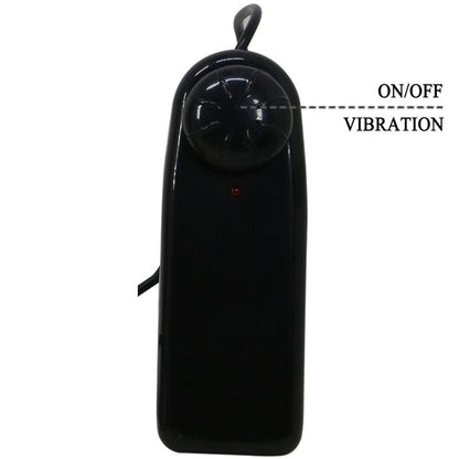 Ropa interior tipo arnés de marca PRETTY LOVE con dildo vibrador de 19 cm en color mulato, diseñado para placer y comodidad.
