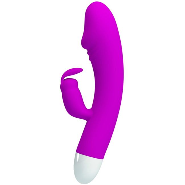Vibrador Pretty Love Smart Will con 30 modos, diseño elegante y compacto para placer personal, en color rosa.
