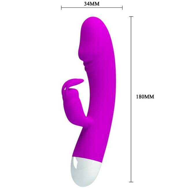 Vibrador PRETTY LOVE Smart Will con 30 modos, diseño elegante y control suave, ideal para placer personal.