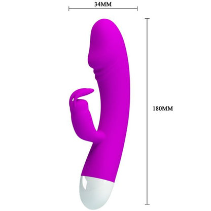 Vibrador PRETTY LOVE Smart Will con 30 modos, diseño elegante y control suave, ideal para placer personal.