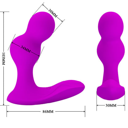 PRETTY LOVE - TERRANCE MASSATGADOR VIBRADOR ANAL AMB CONTROL REMOT