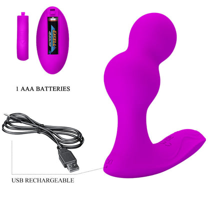 PRETTY LOVE - TERRANCE MASSATGADOR VIBRADOR ANAL AMB CONTROL REMOT
