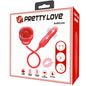 Masturbador boca rojo de Pretty Love Flirtation, con textura realista y diseño suave para placer íntimo.