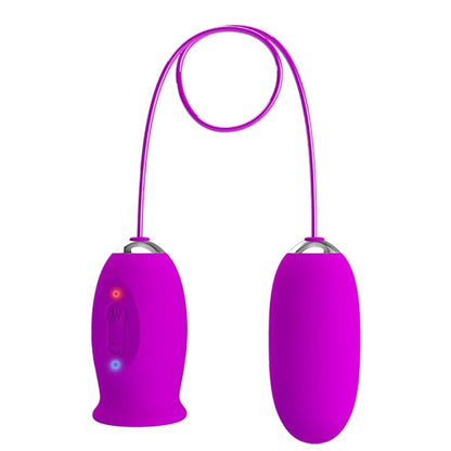 PRETTY LOVE - DAISY OU DUAL VIBRADOR RECARREGABLE MORAT
